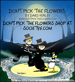 Don't Pick The Flowers Shop at Society6.com